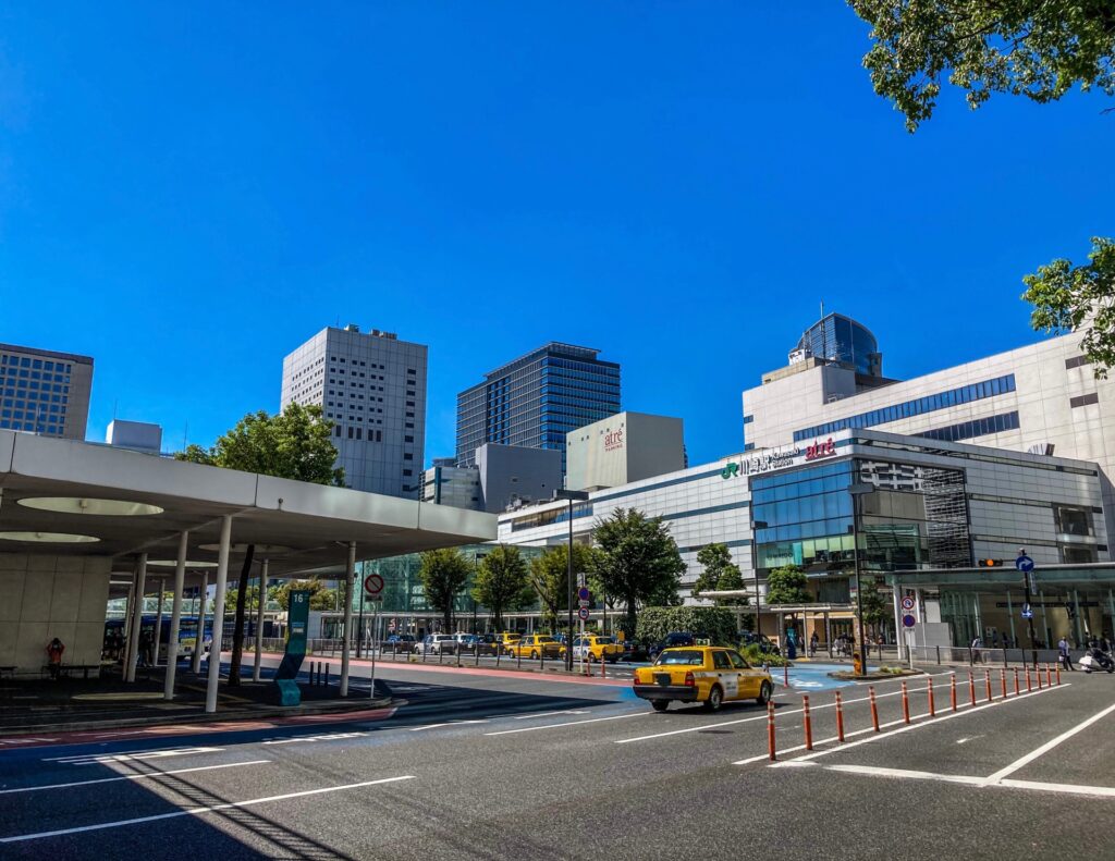 ペーパドライバー講習　川崎駅ロータリー運転練習